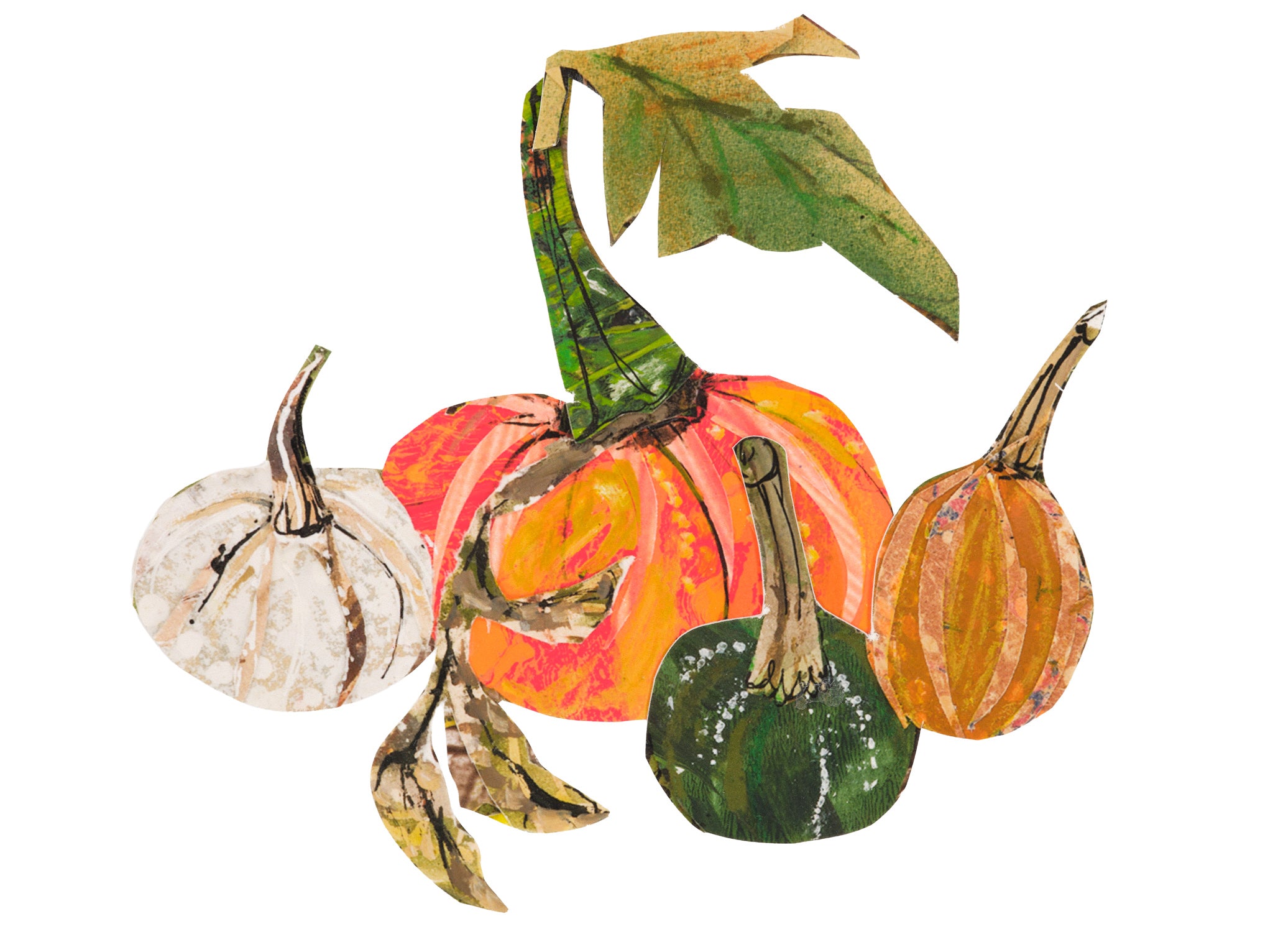 Pumpkin wooden decoration