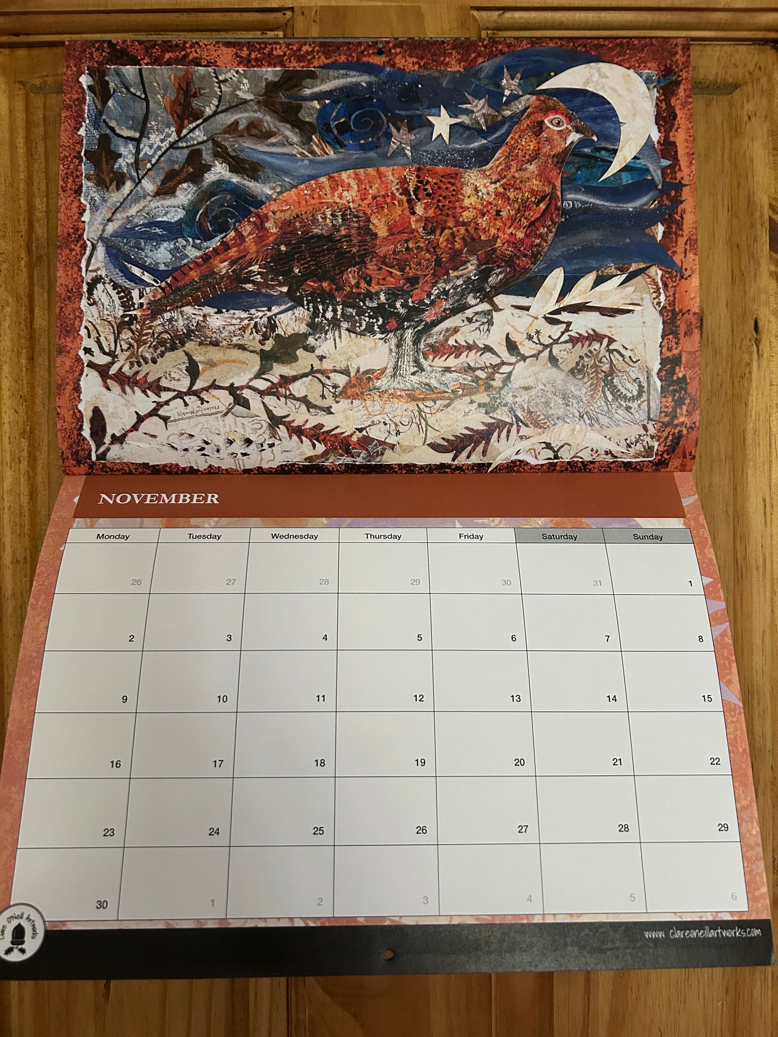 2026 A4 nature inspired booklet style calendar