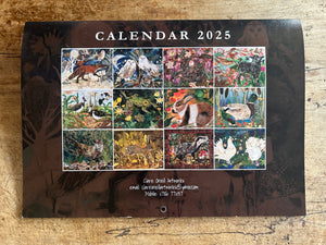 2025 Nature inspired booklet style calendar