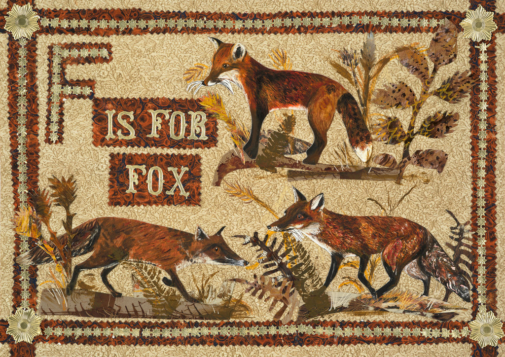 F is for Fox - Fine Art Giclée Print