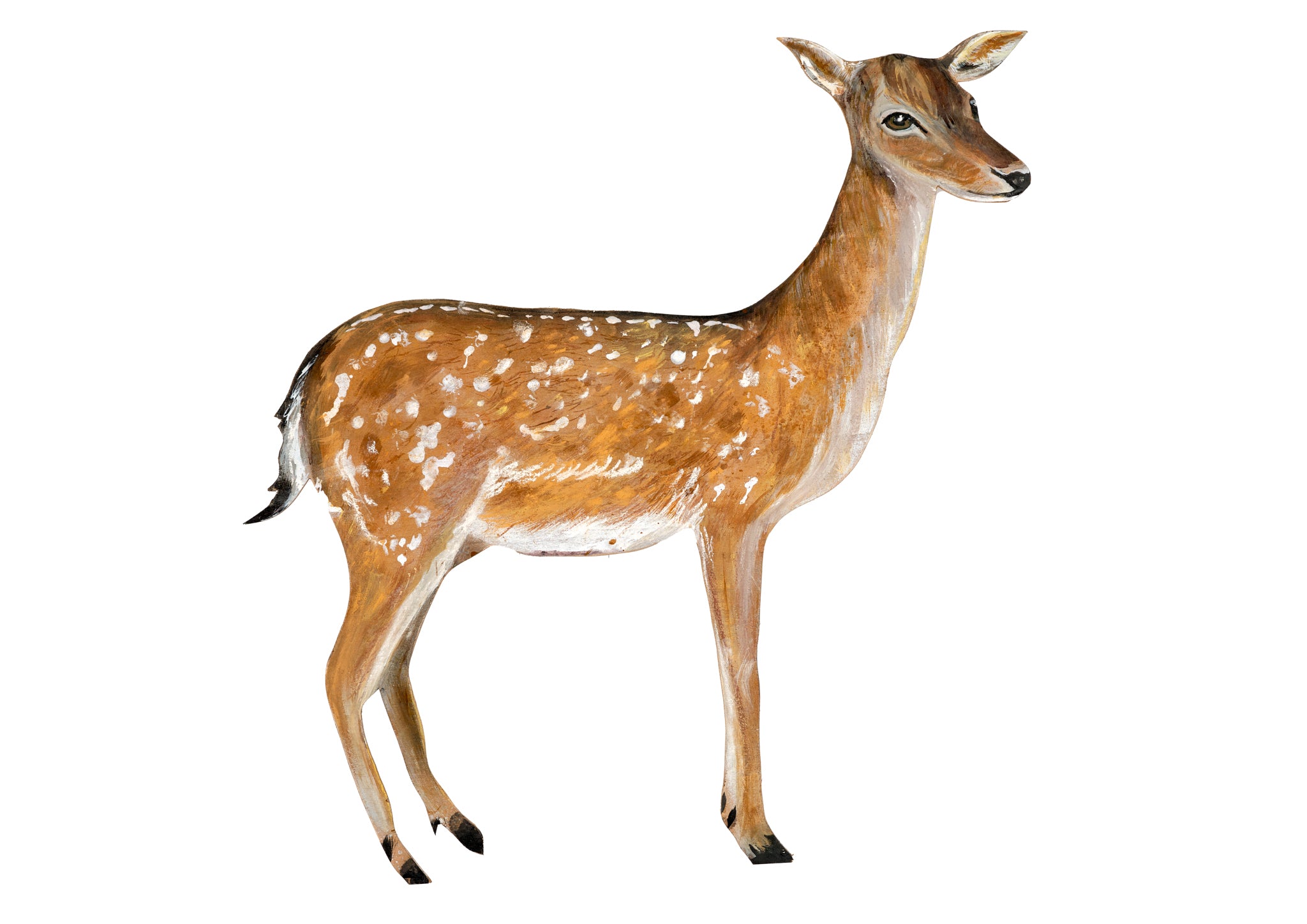 Fawn wooden decoration