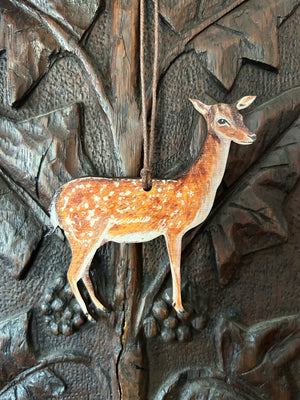 Fawn wooden decoration