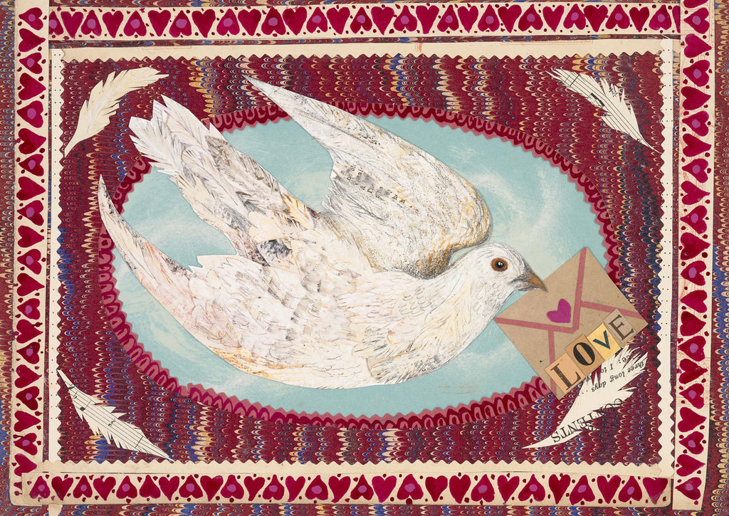 Valentine Dove - Fine Art Giclée Print