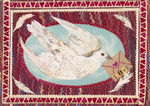 Valentine Dove - Fine Art Giclée Print