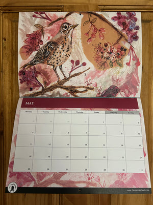 2026 A4 nature inspired booklet style calendar
