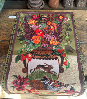Small Berries & Blooms Cotton Mix Tea Towel