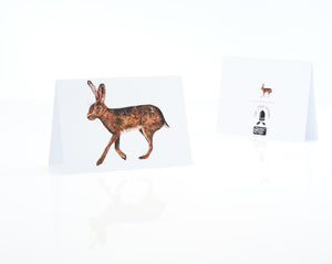 Fox and Hare Set of notecards and envelopes