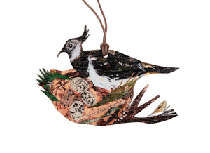 Lapwing Nest wooden decoration