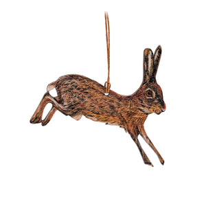 Hare wooden decoration