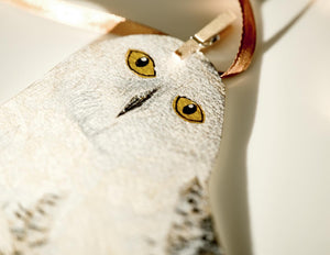 Handmade Owl fine art paper garland