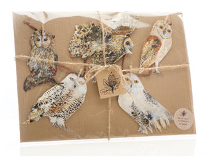 Handmade Owl fine art paper garland