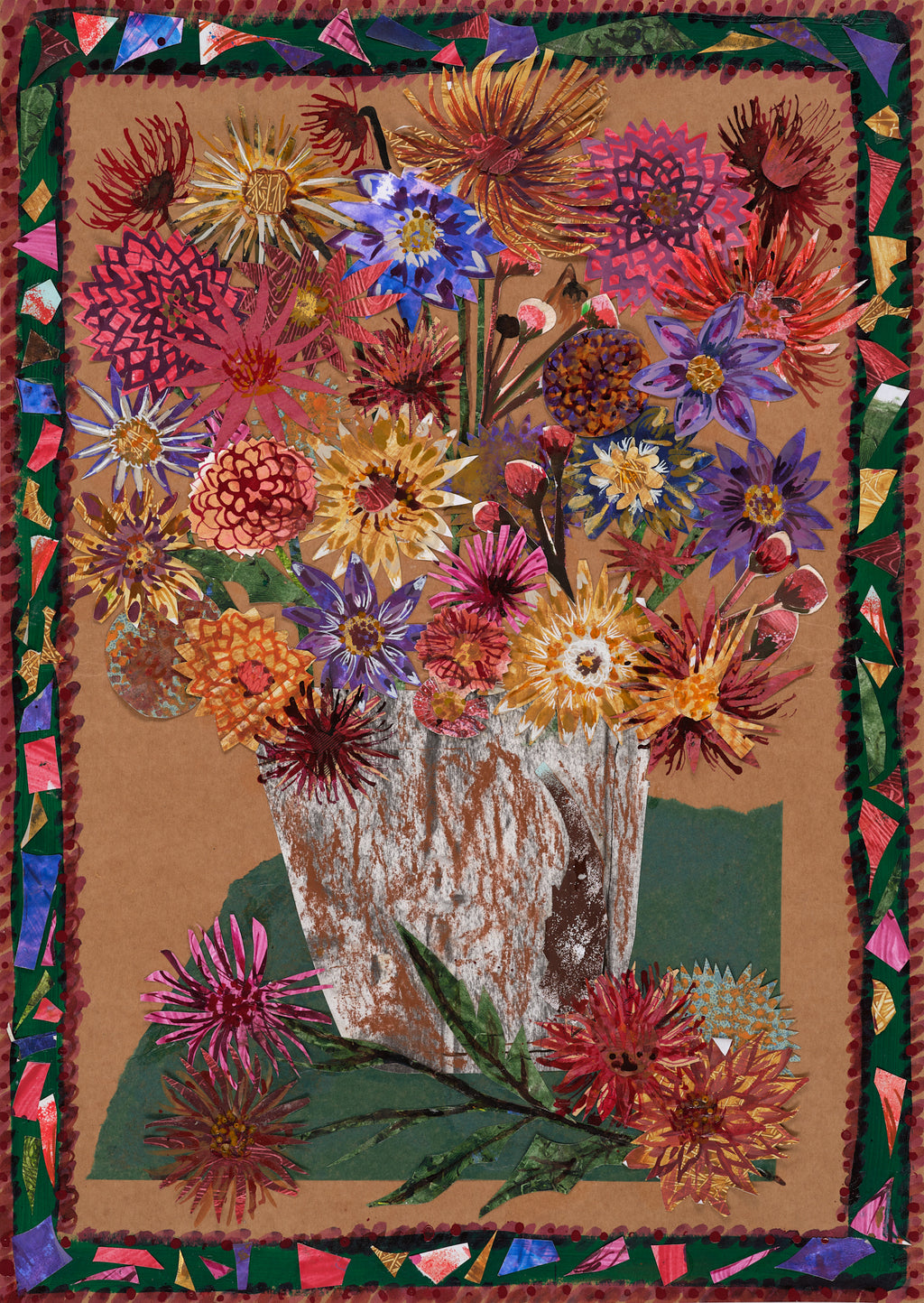 Dazzling dahlias - Fine Art Giclée Print