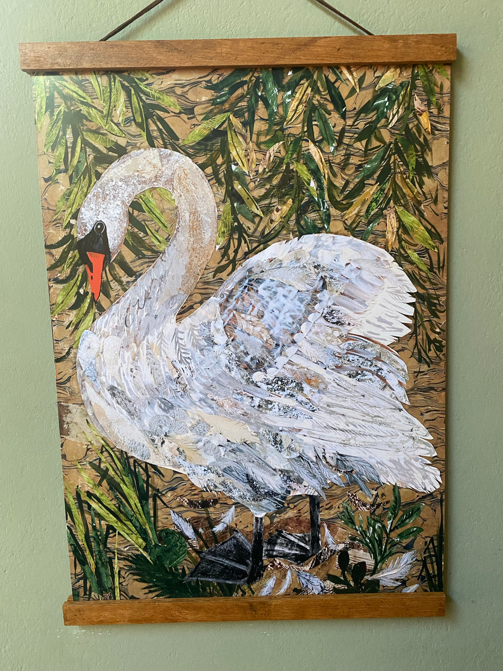 A3 Summer Swan art print