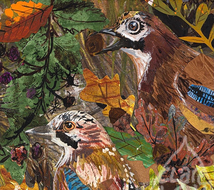 Autumn Squirrel  - Fine Art Giclée Print