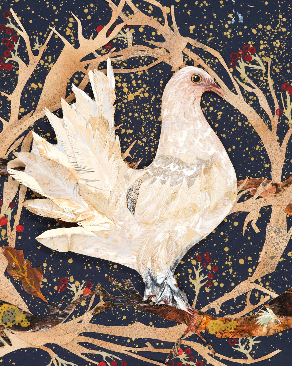 Winter Dove- Fine Art Giclée Print