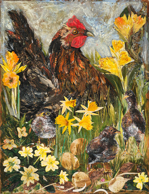 Spring Bantums- Fine Art Giclée Print