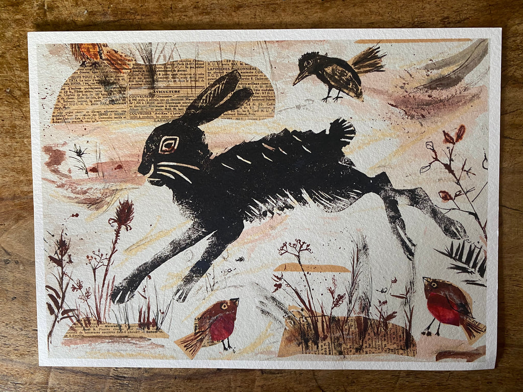 Leaping Hare - Fine Art Giclée Print