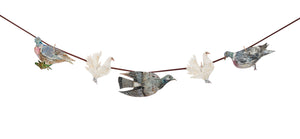 Pigeon/Dove fine art paper garland